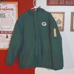 New Year's Sale - Green Bay Packers Jacket with side arm pocket